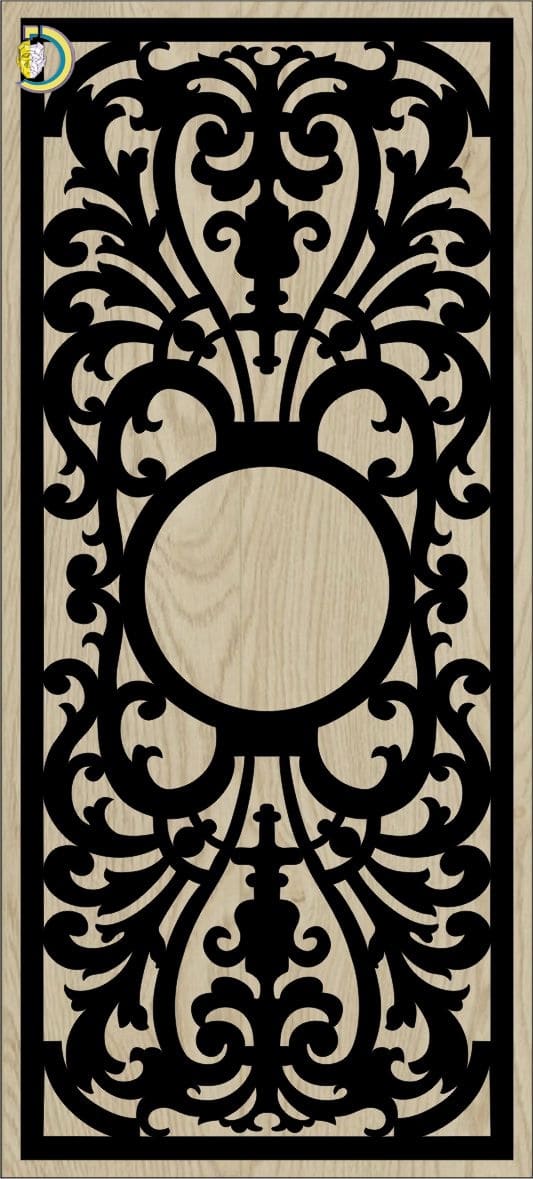 Decorative Slotted Panel 505 Pattern PDF File