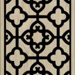 Decorative Slotted Panel 510 Pattern PDF File