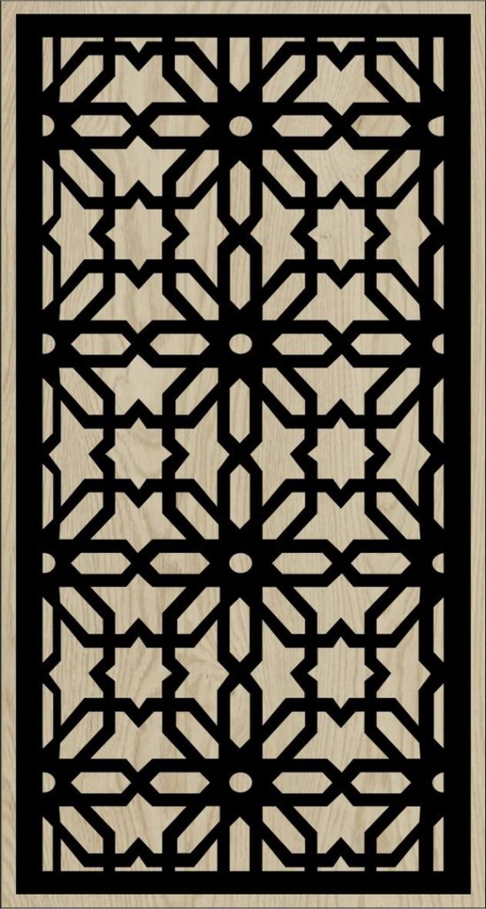 Decorative Slotted Panel 52 Pattern PDF File