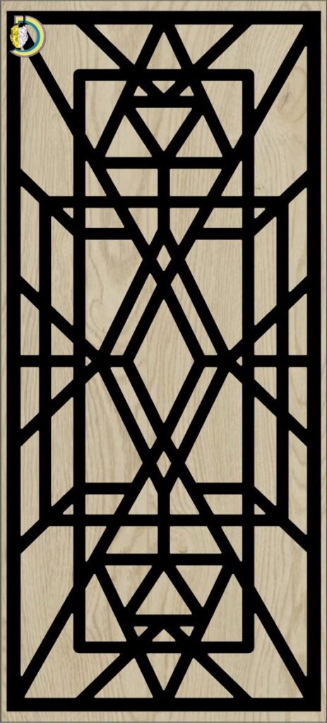 Decorative Slotted Panel 523 Pattern PDF File