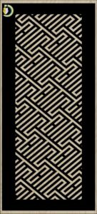 Decorative Slotted Panel 525 Pattern PDF File