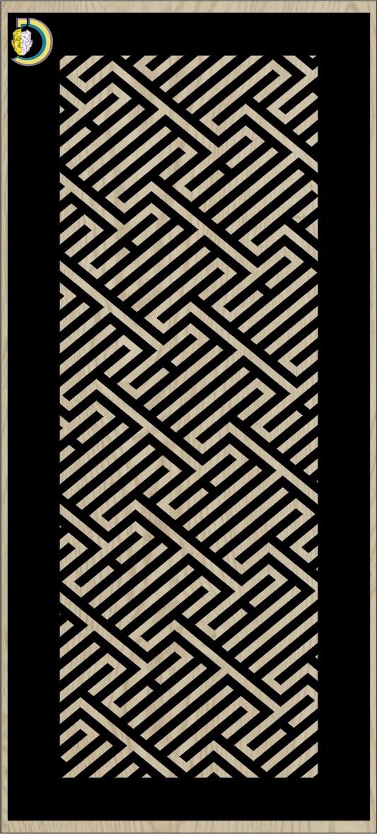 Decorative Slotted Panel 525 Pattern PDF File