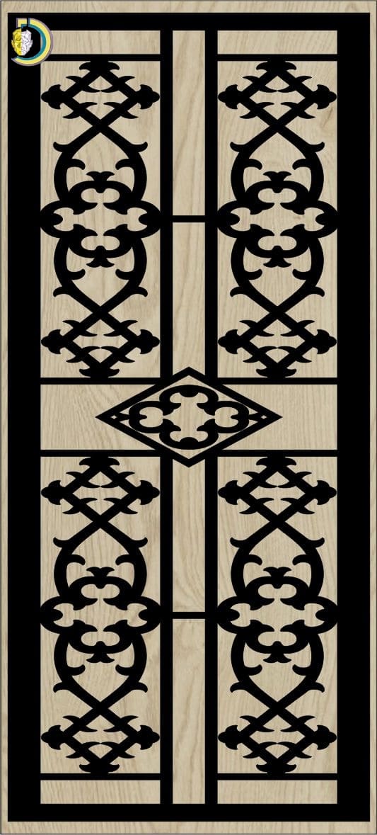 Decorative Slotted Panel 527 Pattern PDF File