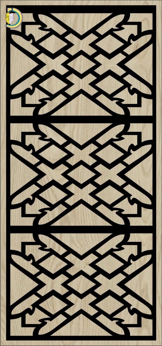 Decorative Slotted Panel 532 Pattern PDF File