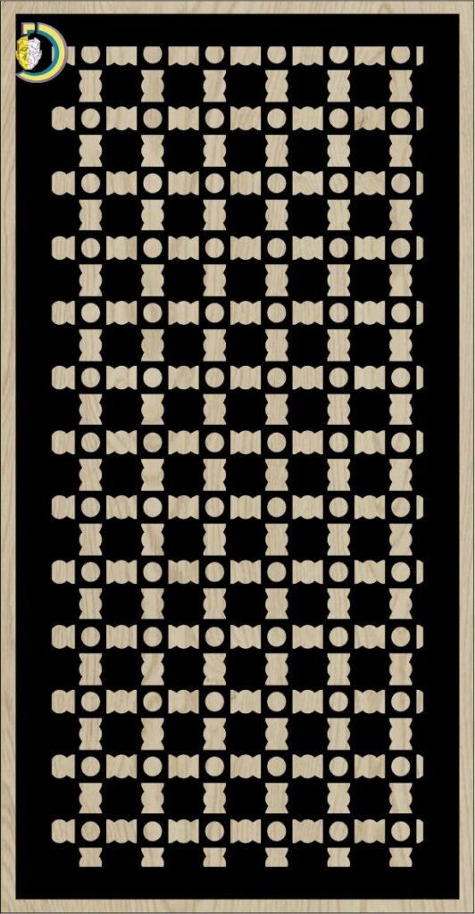 Decorative Slotted Panel 540 Pattern PDF File
