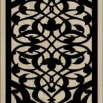 Decorative Slotted Panel 546 Pattern PDF File