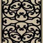 Decorative Slotted Panel 554 Pattern PDF File