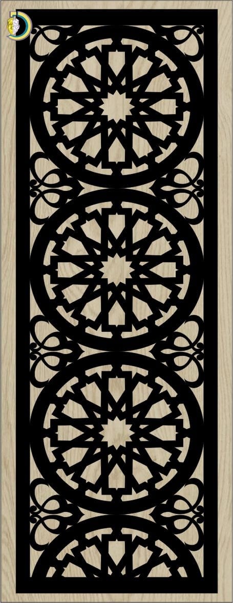 Decorative Slotted Panel 555 Pattern PDF File