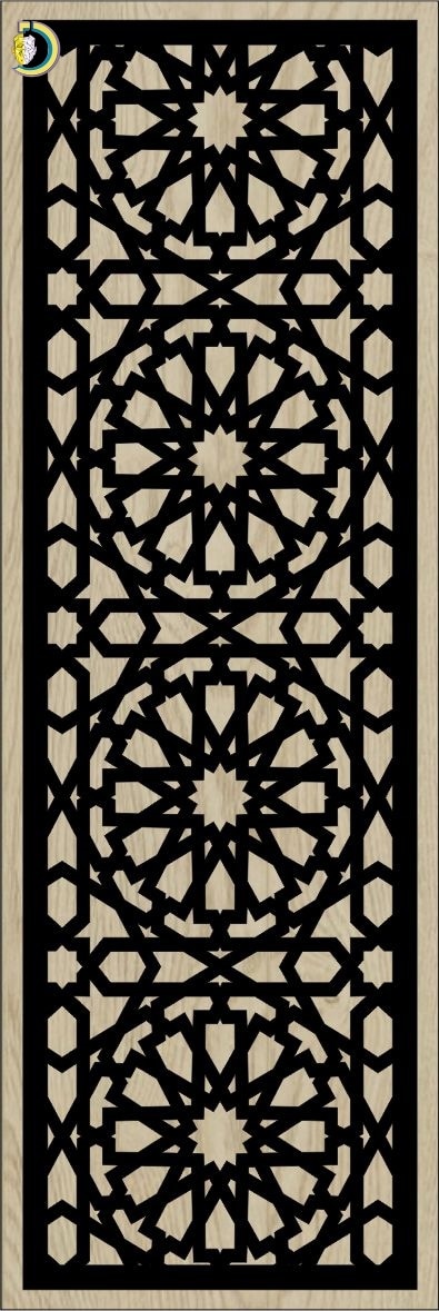 Decorative Slotted Panel 557 Pattern PDF File