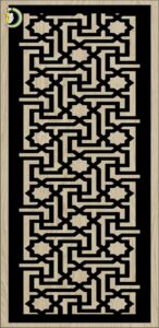 Decorative Slotted Panel 569 Pattern PDF File