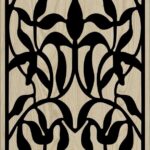 Decorative Slotted Panel 600 Pattern PDF File