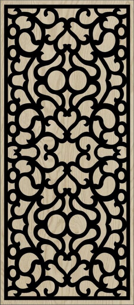 Decorative Slotted Panel 61 Pattern PDF File