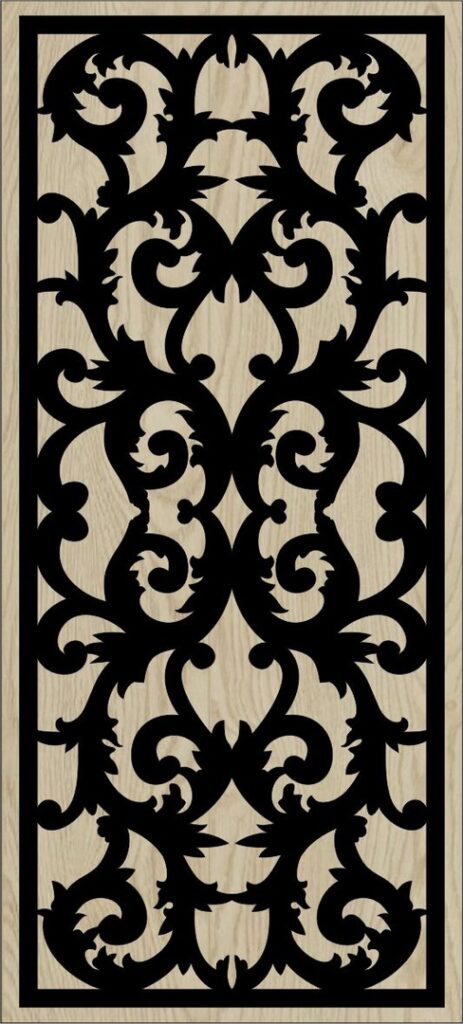 Decorative Slotted Panel 65 Pattern PDF File