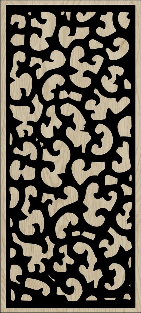 Decorative Slotted Panel 66 Pattern PDF File