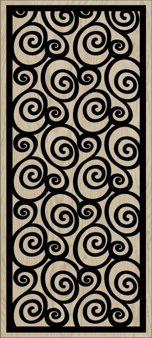 Decorative Slotted Panel 69 Pattern PDF File