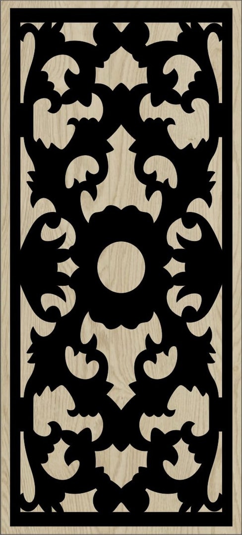 Decorative Slotted Panel 70 Pattern PDF File