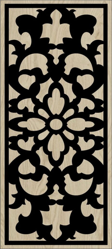 Decorative Slotted Panel 72 Pattern PDF File