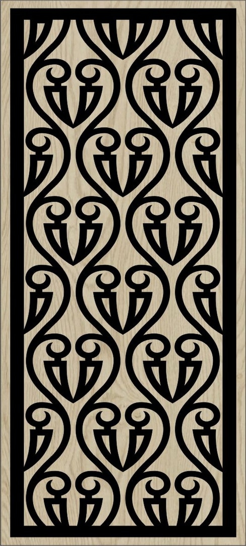 Decorative Slotted Panel 73 Pattern PDF File