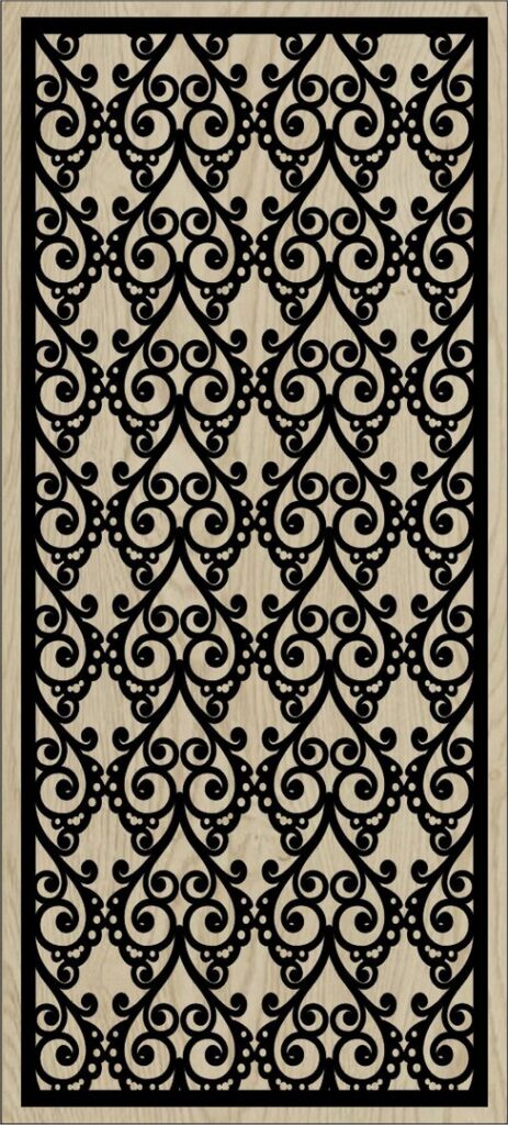 Decorative Slotted Panel 75 Pattern PDF File