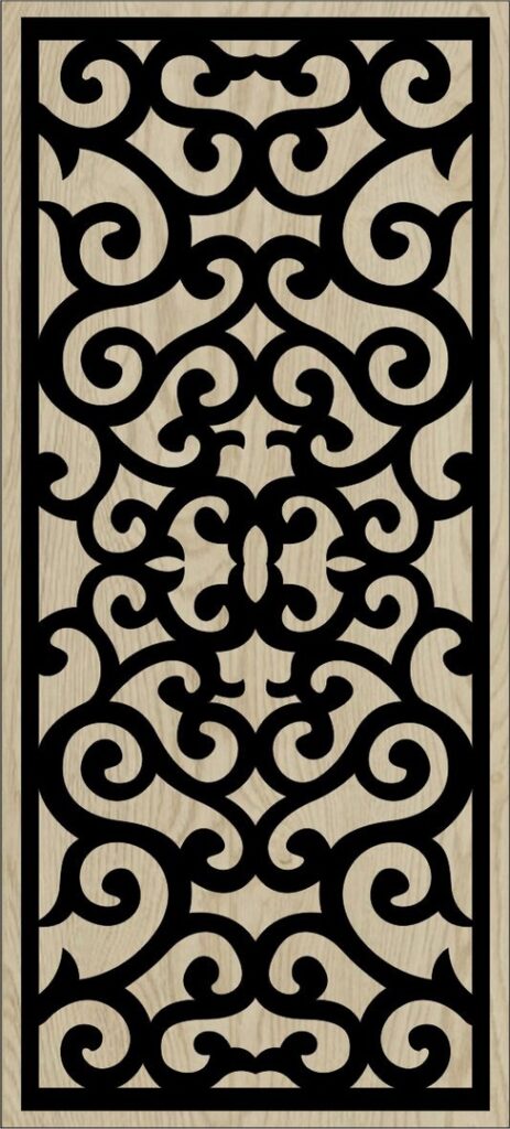 Decorative Slotted Panel 76 Pattern PDF File