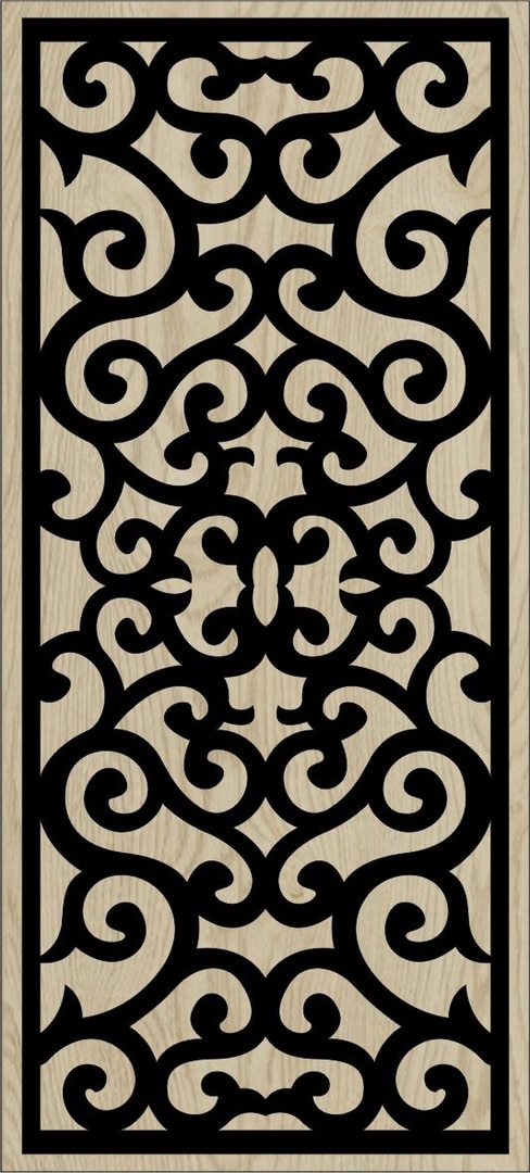 Decorative Slotted Panel 76 Pattern PDF File