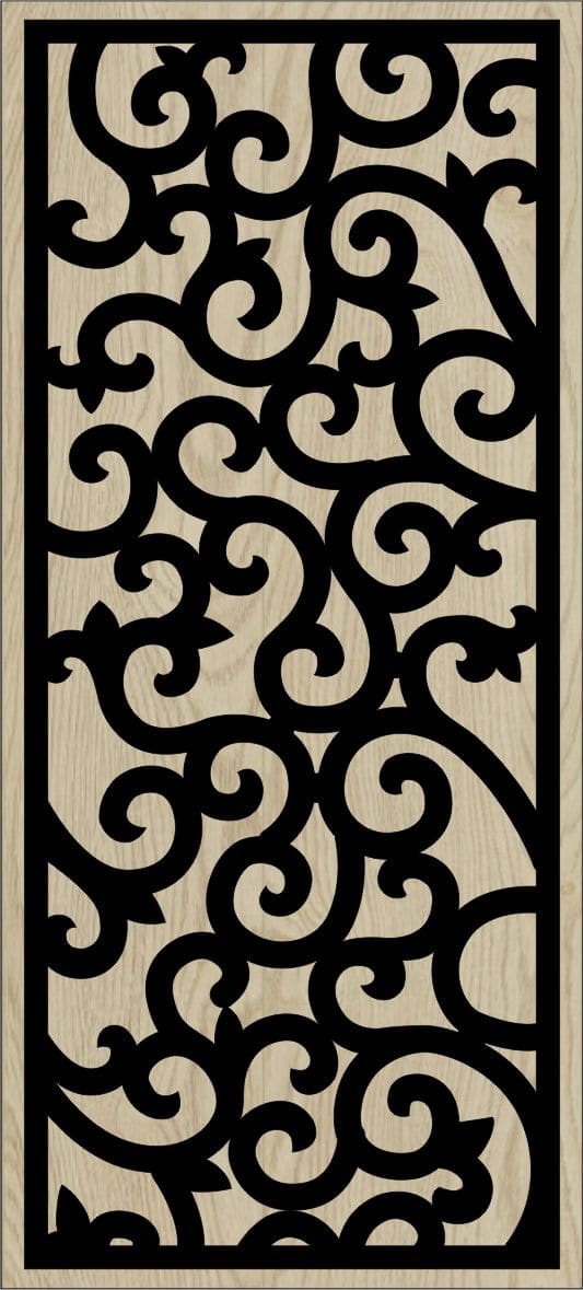 Decorative Slotted Panel 82 Pattern PDF File