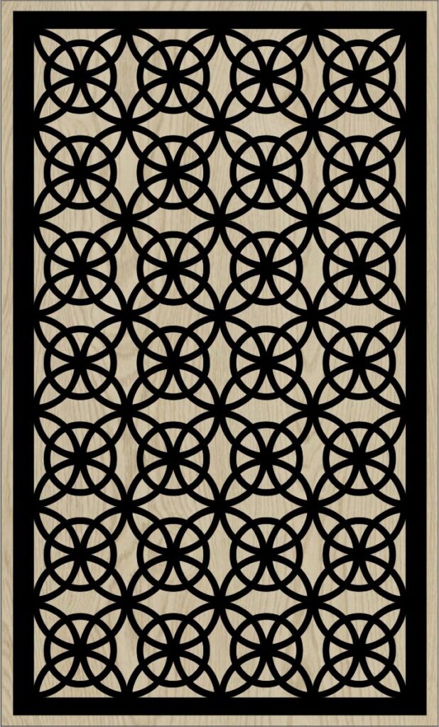 Decorative Slotted Panel 89 Pattern PDF File