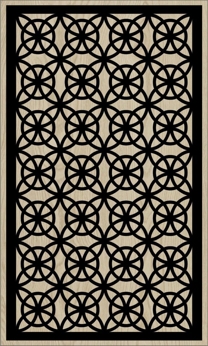 Decorative Slotted Panel 89 Pattern PDF File