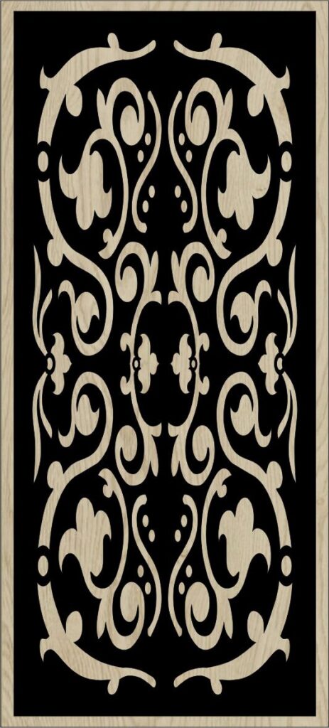 Decorative Slotted Panel 95 Pattern PDF File