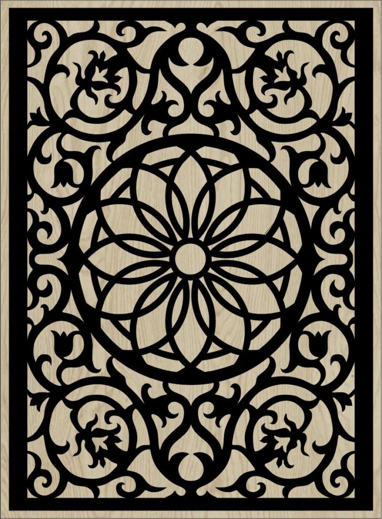 Decorative Slotted Panel 97 Pattern PDF File