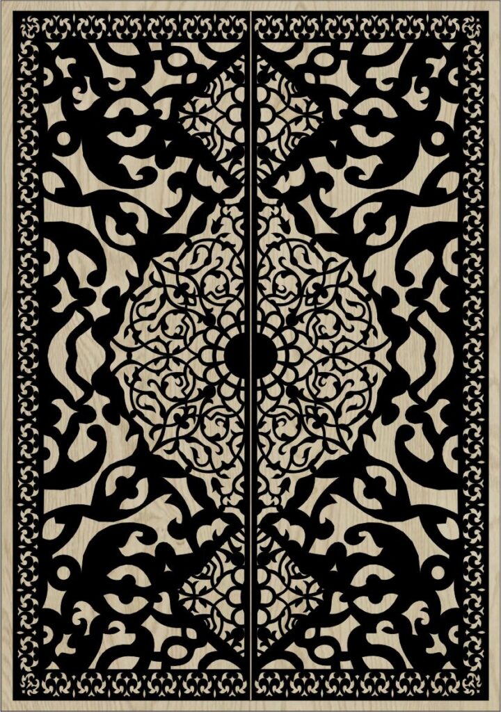 Decorative Slotted Panel 98 Pattern PDF File