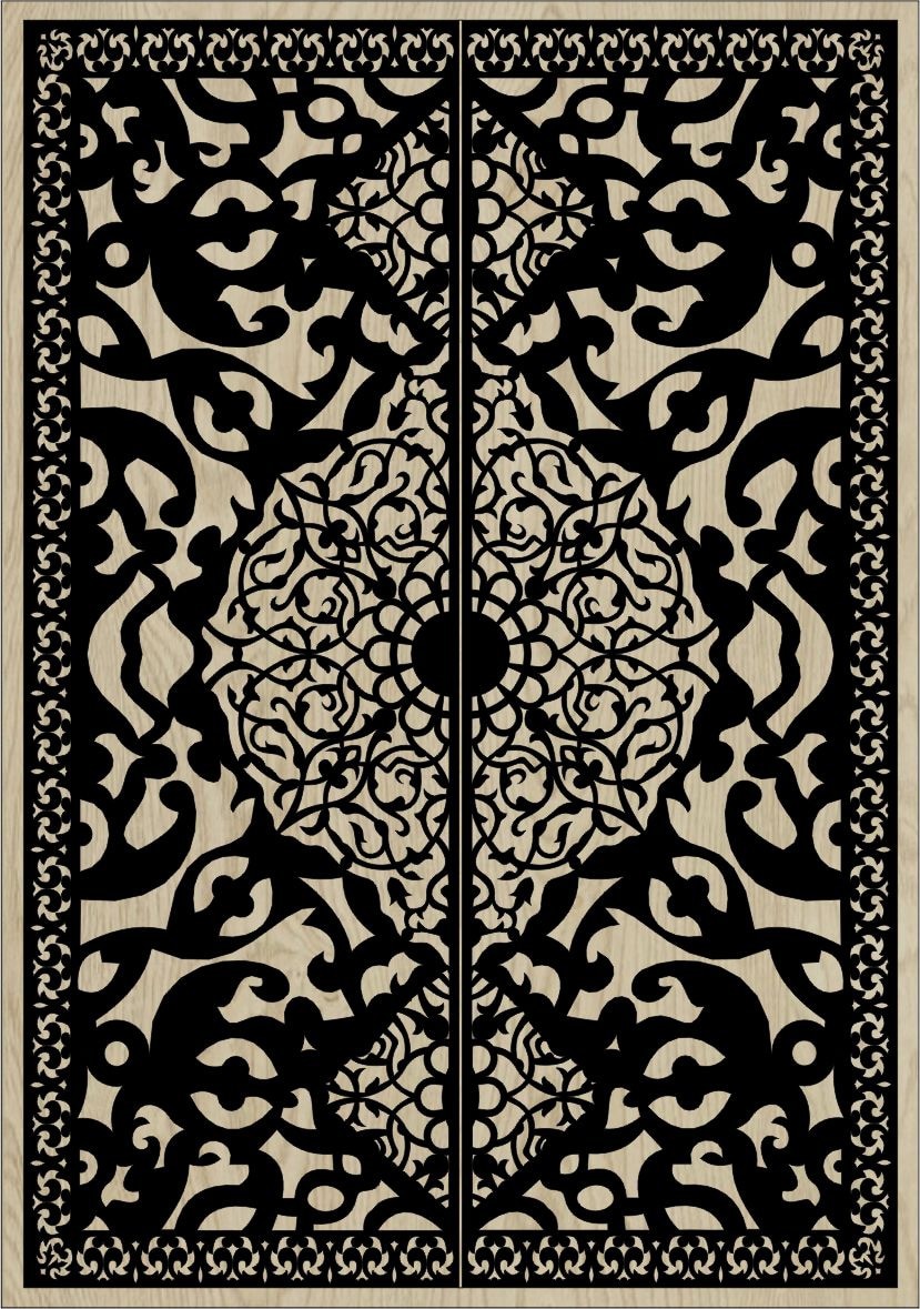 Decorative Slotted Panel 98 Pattern PDF File