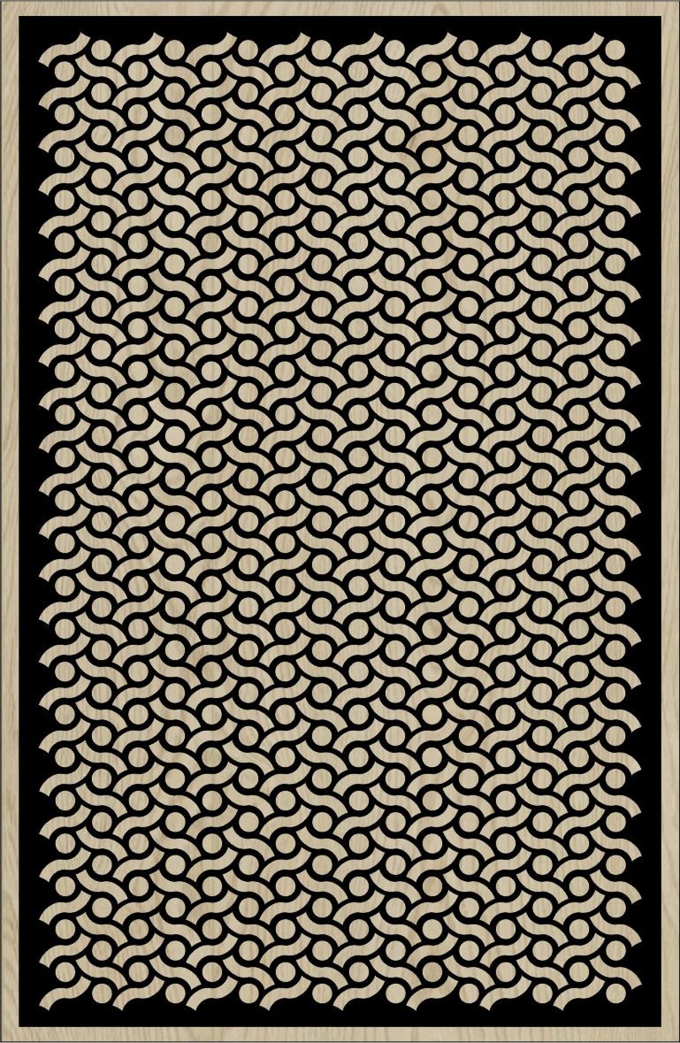 Decorative Slotted Panel 02 Pattern PDF File