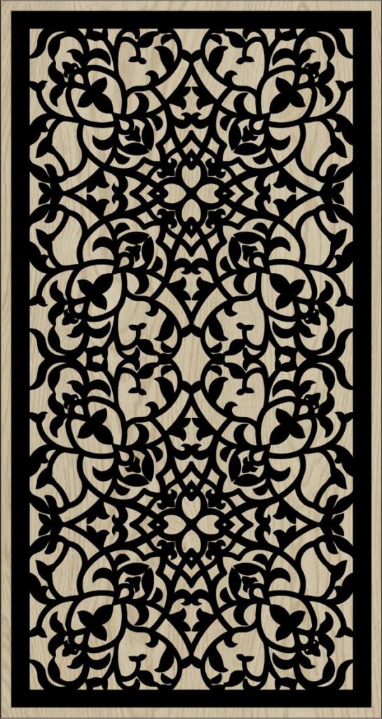 Decorative Slotted Panel 05 Pattern PDF File