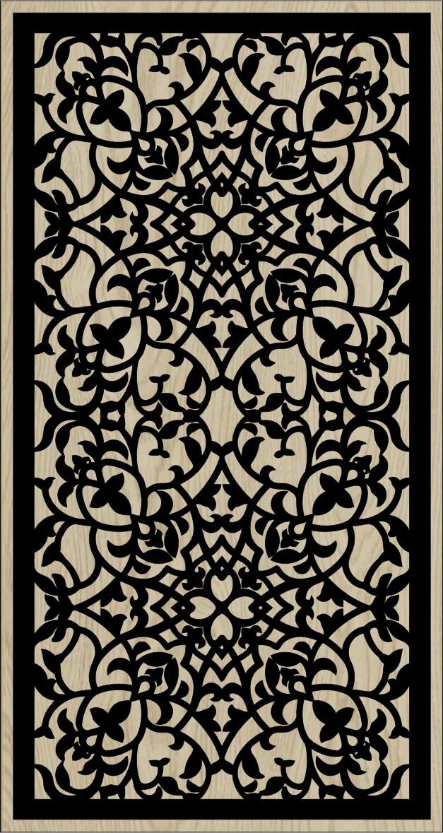 Decorative Slotted Panel 05 Pattern PDF File