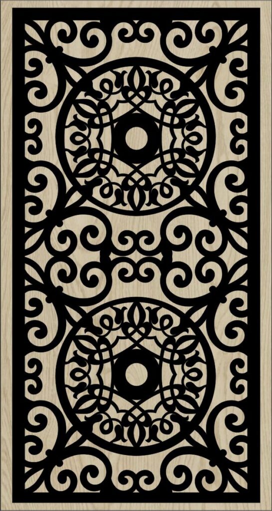 Decorative Slotted Panel 06 Pattern PDF File