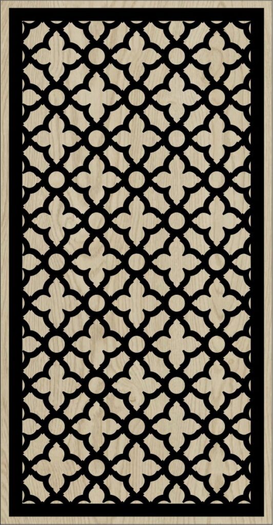 Decorative Slotted Panel 07 Pattern PDF File