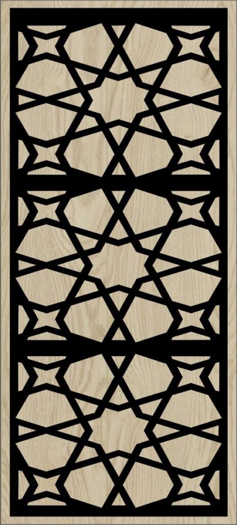 Decorative Slotted Panel 19 Pattern PDF File