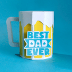 Father's Day Mug Gift Box SVG Cut Template