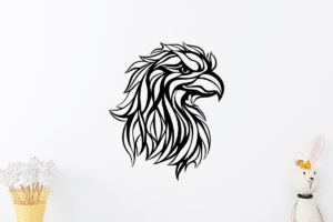 Laser Cut Eagle Wood, Metal 3mm Vector Cut Files