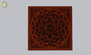 Laser Cut Multilayer Mandala SVG DXF Free Vector