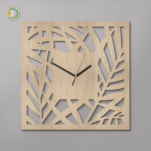 Laser Cut Palermo Clock Wooden Wall Clock Vector