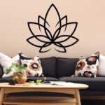 Lotus Wall Art, Metal Wall Decor, Metal Wall Art