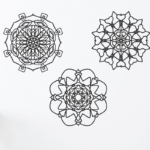 Mandala Kaleidoscope Metal Art - Garden Decor