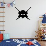 Ninja Metal Wall Art, Metal Wall Sign, Metal Wall Hangings