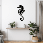 Seahorse Metal Wall Art Home Decor Decorations for Nursery