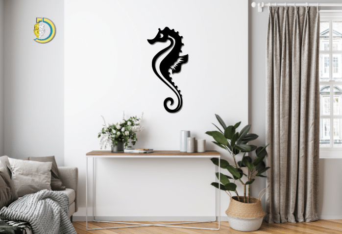 Seahorse Metal Wall Art Home Decor Decorations for Nursery