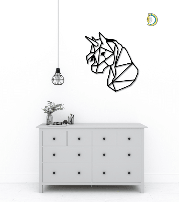 Unicorn Metal Wall Art Decorations for Nursery Horse Laser Cut