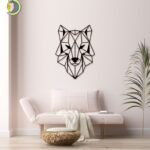 Wolf Wall Decor Geometric Wolf Wall Art Free Vector