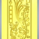 3D Door Design 038 Wood Carving Free RLF File For CNC Router